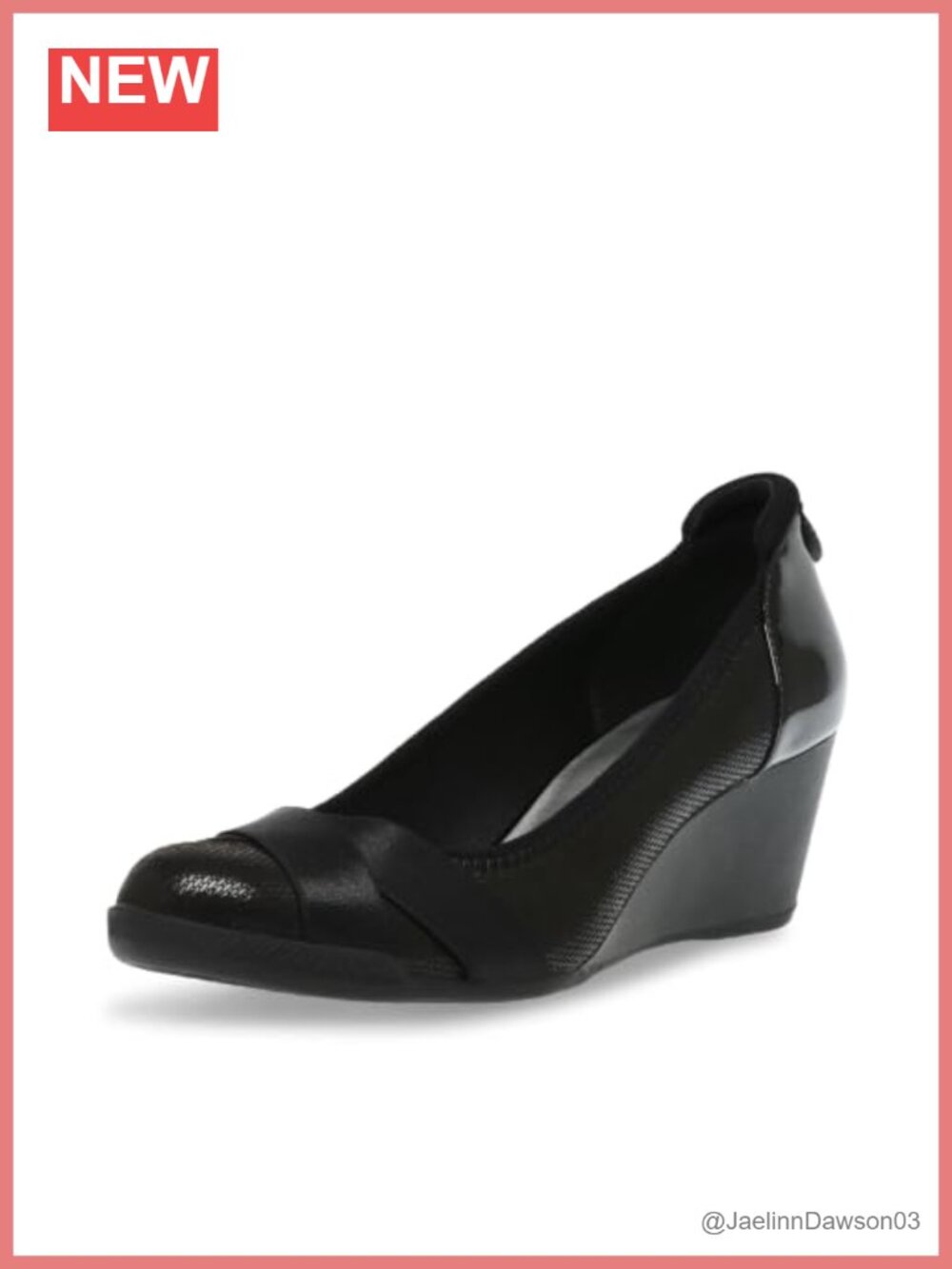 Anne Klein Wedge Heel Shoes Slip-On Lightweight